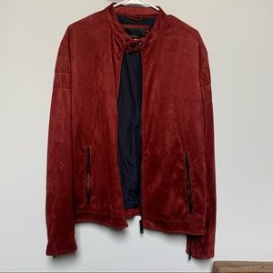 Zara Wine Red Suede Jacket